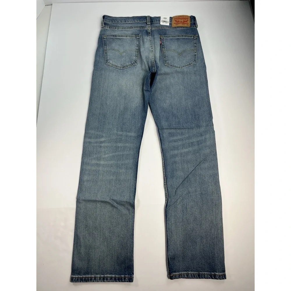 NEW Levis 513 Flex Jeans 31x30 Slim Straight Fit Style #08513-0933